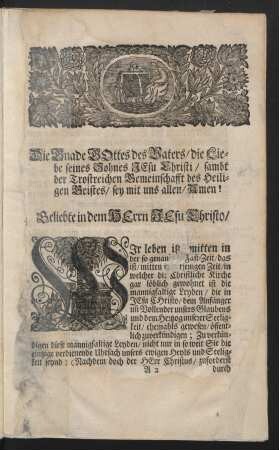 Christliche Leichen-Predigt
