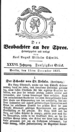 50. Stueck, 11. Dezember 1837