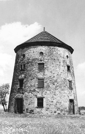 Haselbachtal-Gersdorf. Hustig- oder Hustemühle, Turmholländer