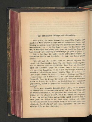 Die medizinischen Pfuscher und Quacksalber.