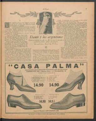 Dante y los argentinos : (Parte inédita de la Divina Comedia escrita 600 años después). Recogida por David Peña