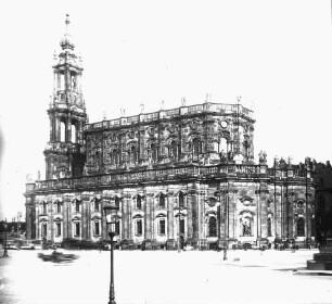 Dresden, Katholische Hofkirche; Chiaveri, Gaetano; Knöffel, Johann Christoph; Schwarze, Julius Heinrich