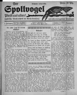 Ende April 1919
