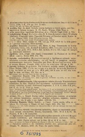 Bibliotheca Catholico-Theologica, Bibliotheca Catholico-Theologica decima octava. Les scholastiques avec leurs commentateurs et leurs adversaires, les mystiques, histoire des ordres réligieux, liturgie, missions, théologie pratique, ouvrages réligieux à figures, grands ouvrages de bibliothèques, etc. etc. etc. : supplément de nos catalogues XXII, XXVIII, XXXI, XXXIV, XXXV, XXXVI, XL, XLI, XLIX, LX, LXII, LXIV, LXXI, LXXX, LXXXII, LXXXVI : nouvelles aquisitions : en toutes les langues, excepté en Allemand