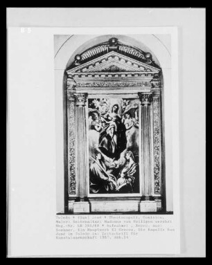 Seitenaltar: Madonna von Heiligen verehrt
