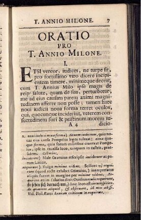 Oratio pro T. Annio Milone