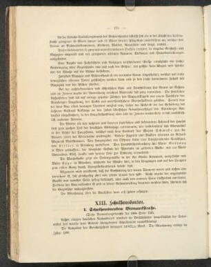 XIII. Schulhausbauten.