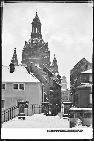Dresden im Schnee, Frauenkirche