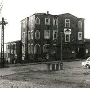 Stolpen, Rudolf-Breitscheid-Straße 12. Wohnhaus (um 1900). Eckansicht