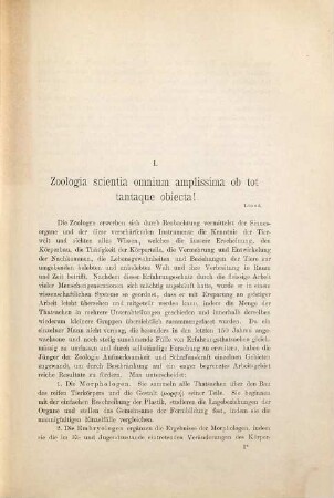 Lehrbuch der Zoologie nach morphogenetischen Gesichtspunkten