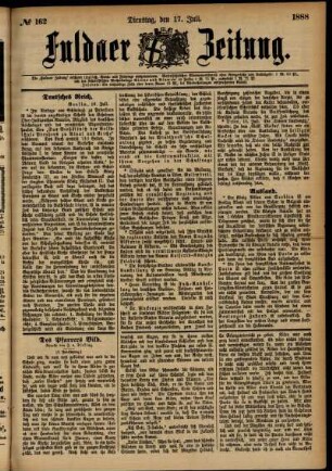 Ausgabe vom Dienstag, den 17. Juli 1888.