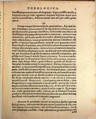 Theses Theologicae De Vitiis Et Peccatis In Genere