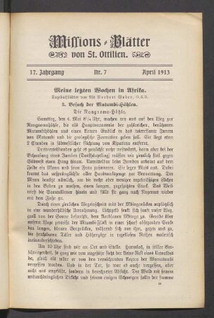 Nr. 7 April 1913