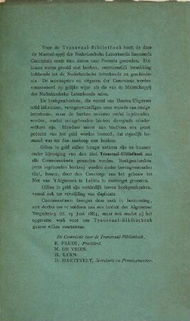 Levensberichten der afgestorven medeleden van de Maatschappij der Nederlandsche Letterkunde te Leiden. 1884