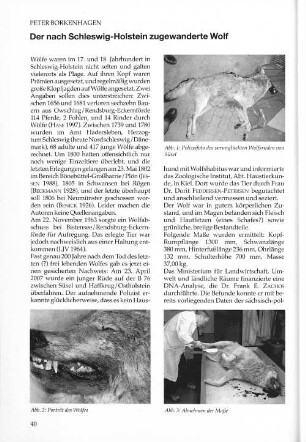 Abb. 1: Polizeifoto des verunglückten Wolfsrüden von Süsel
