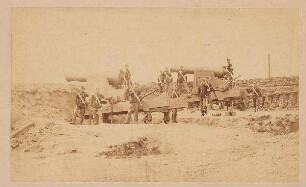 Fredericia - Batterie auf Bastion Oldenburg 1864