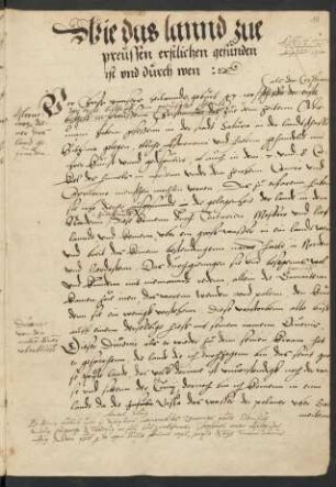 Chronica des Landes Bruthenia (Exzerpt)