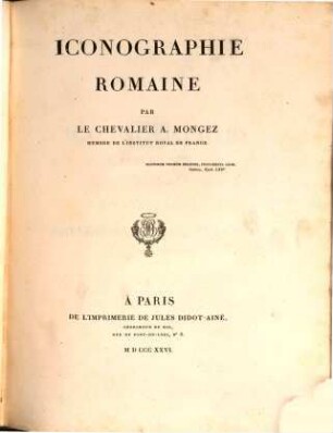 Iconographie romaine, 3. Empereurs, césars, tyrans, et leurs familles ; pt. 2