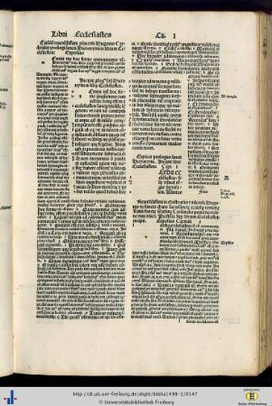 Liber Ecclesiastes.