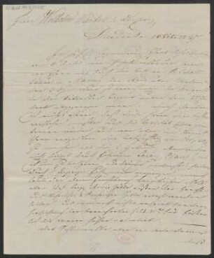 Brief an Wilhelm Härtel : 16.02.1827