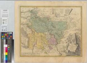 Charte vom Herzogthum Cleve worauf zugleich das Fürstenthum Meurs nebst den Königl(ich) Preussi(schen) Antheil des Herzogthums Geldern zu sehen ist. Nürnberg bey denen Homaenischen Erben