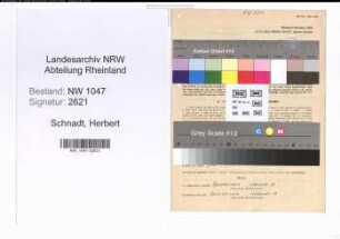 Entnazifizierung Herbert Schnadt , geb. 16.12.1898 (Lehrer)