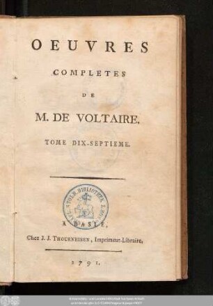 17: Lettres en vers et en prose