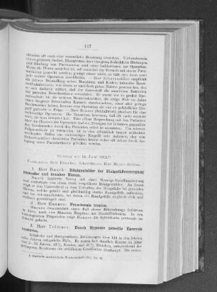 Sitzung am 18. Juni 1912.
