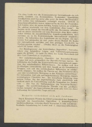 Monatte verbündet sich mit Jouhaux