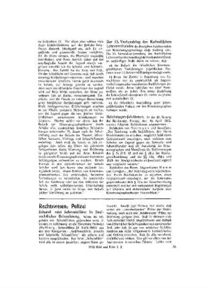 Rechtswesen; Polizei