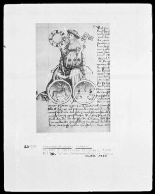 Hs. 494 & deutscher Kalender & fol 35v