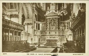 The Choir, St. Paul's Cathedral, London.