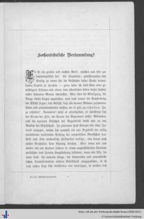 Hochansehnliche Versammlung!