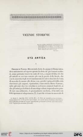 Vicende Storiche