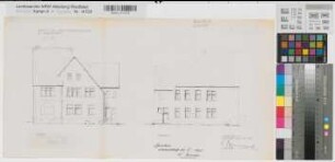 Warendorf (Warendorf) Gymnasium Laurentianum Direktorenwohnung Umbauten Grundrisse Erd- und Obergeschoß 1961 1 : 100 30 x 57 Pause Regierung Münster Nr. 34093