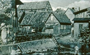 Heiligen-Geist-Viertel, davor Stadtarm und Blaues Haus