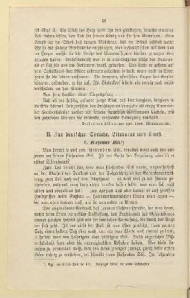II. Zur deutschen Sprache, Literatur und Kunst