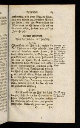 65-67, Dritter Abschnitt (§ 39 - 42)