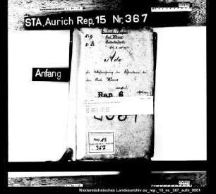 Der Schreibdienst bei dem Amt Weener