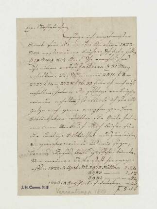 Brief von Franz Varrentrapp an Joseph Heller