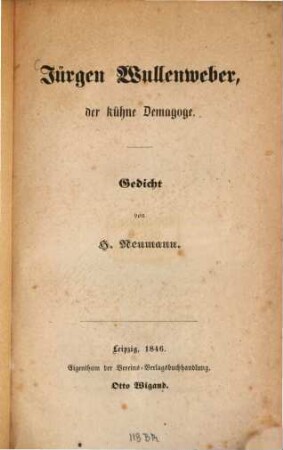 Jürgen Wullenweber, der kühne Demagoge