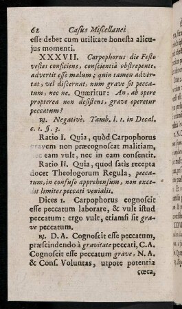 62-81, XXXVII. Carpophorus die Festo vestes conficiens... - LIV. Mercator vendit merces, pecunia ad tempus credita...