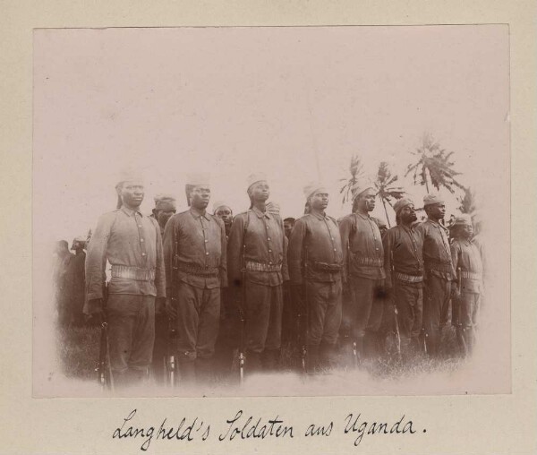 Les soldats de Langheld en Ouganda