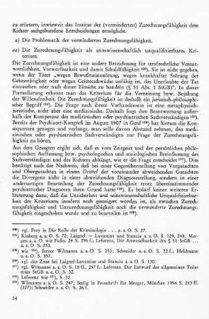 a) Die Problematik der verminderten Zurechnungsfähigkeit