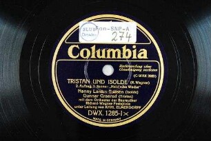 Tristan und Isolde : 2. Aufzug, 2. Szene: "Neid'sche Wache" / (R. Wagner)