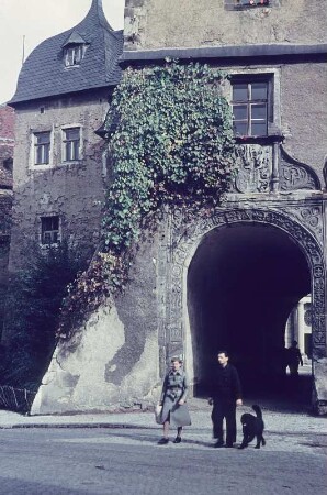 Weimar. Eingang zum Stadtschloß