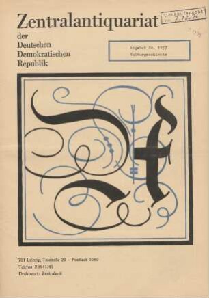 Nr. 1157: Kulturgeschichte