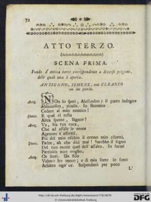 Atto Terzo. - Dritter Aufzug.