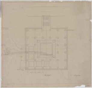 Troost, Paul Ludwig; München, Arcisstr. 12; Führerbau der NSDAP - Grundriss