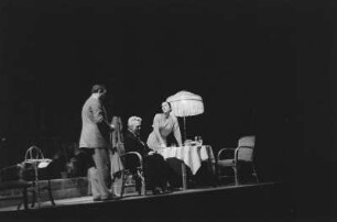 Theater am Schiffbauerdamm Berlin: "Der Fall Paul Eszterag" : Szene mit Margarete Kupfer (Mitte) und Marga Legal (rechts)